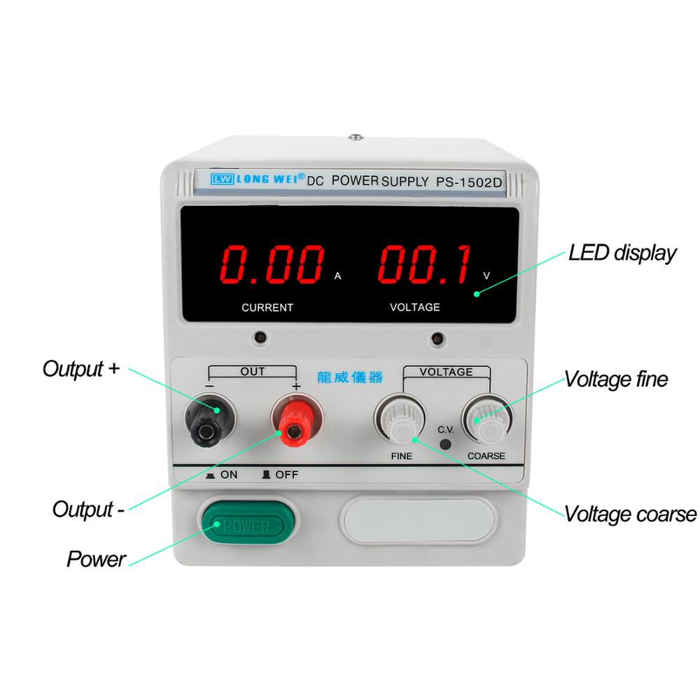 LW PS-1502D 1503D PS-1505D 15V – Linear Lab Power Supply Adjustable Bewertung und Preis