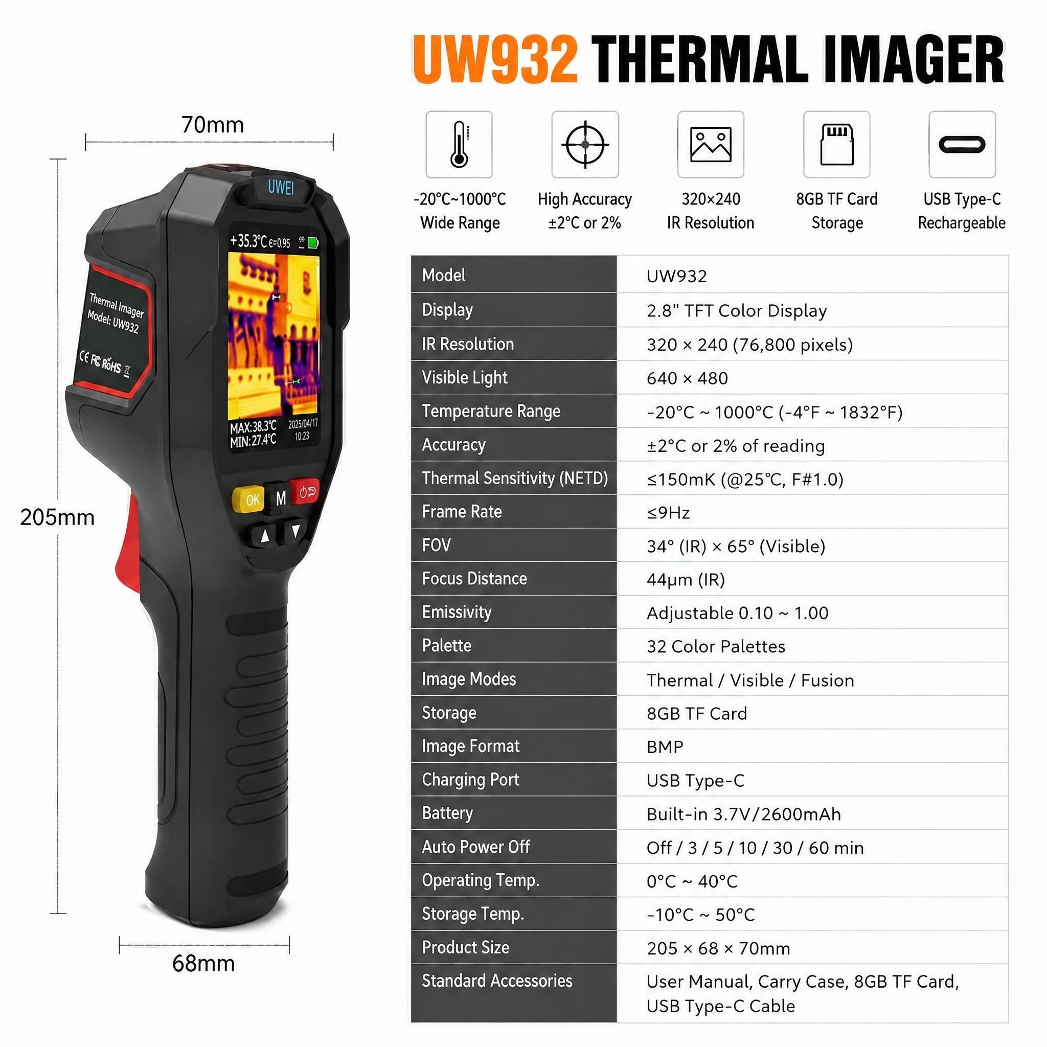 Handgehaltener Wärmebildkamera – Thermal Imaging Camera Pcb Repair Bewertung und Preis